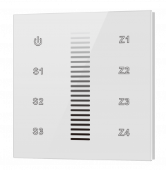 Sunricher RF Single Colour Touch Slider RF Wall Panel White (230V)